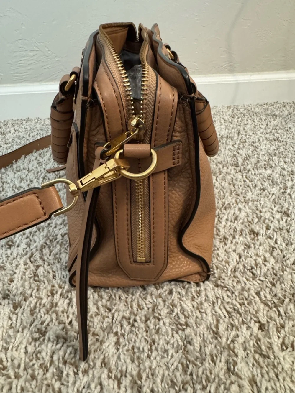 Rebecca Minkoff Leather Bag in Tan - Picture 7 of 9